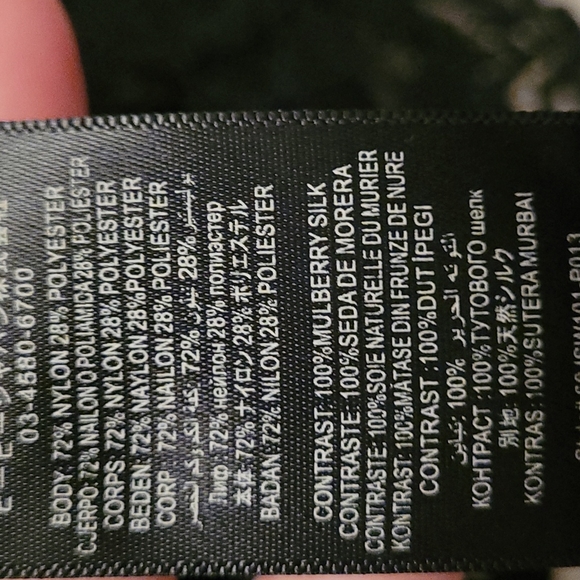 BEBE Silk Lace Crop Top - Picture 6 of 6